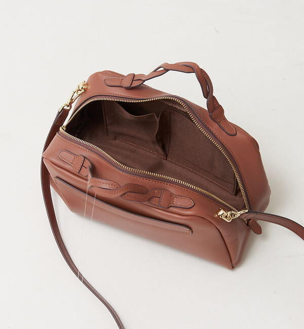 LOWELL things「【GISELe・CLASSY掲載】Rippl/レザー2WayショルダーボストンB」|ショルダー・メッセンジャー|