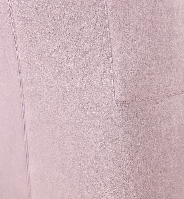 abahouse mavie「フェイク（スエード＆レザー）ロングタイトスカート」|スカート|