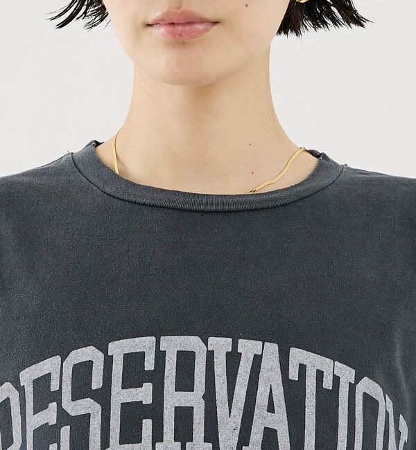 The Store by C' 「【REMI RELIEF】【別注】RESERVATIONロゴTシャツ」|Tシャツ・カットソー|