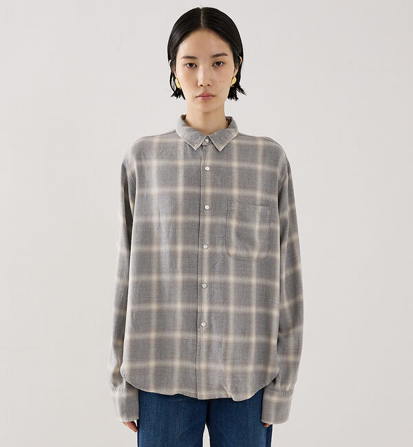 The Store by C' 「【REMI RELIEF】【別注】レーヨンツイルチェックシャツ」|シャツ・ブラウス|