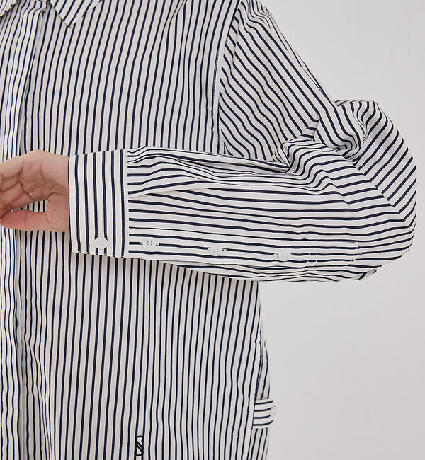 The Store by C' 「【Proenza Schouler】Hunter Top in Stripe C」|シャツ・ブラウス|