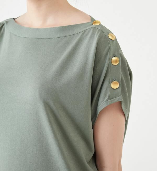 TIARA「ショルダーボタンニット」|ニット・セーター|