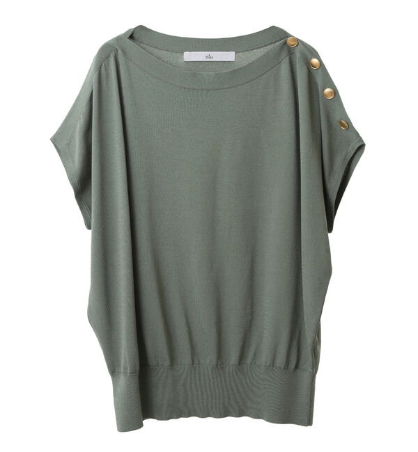 TIARA「ショルダーボタンニット」|ニット・セーター|