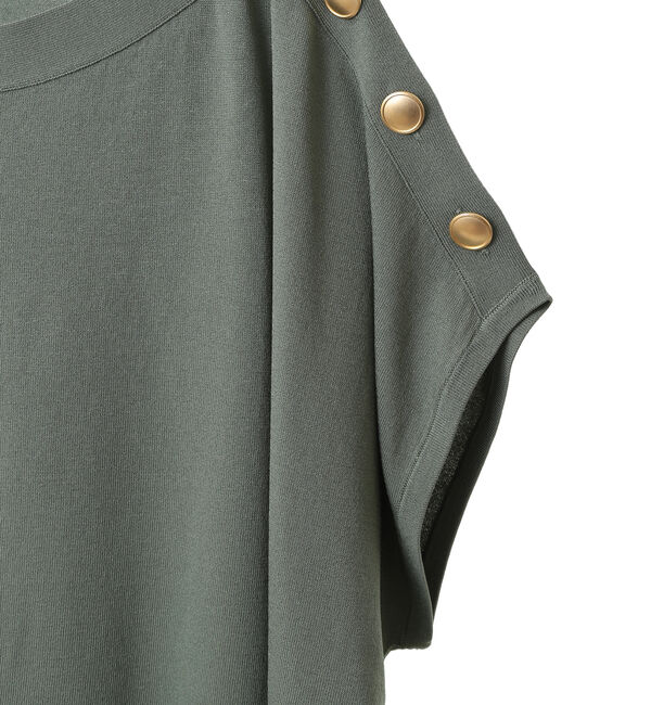 TIARA「ショルダーボタンニット」|ニット・セーター|