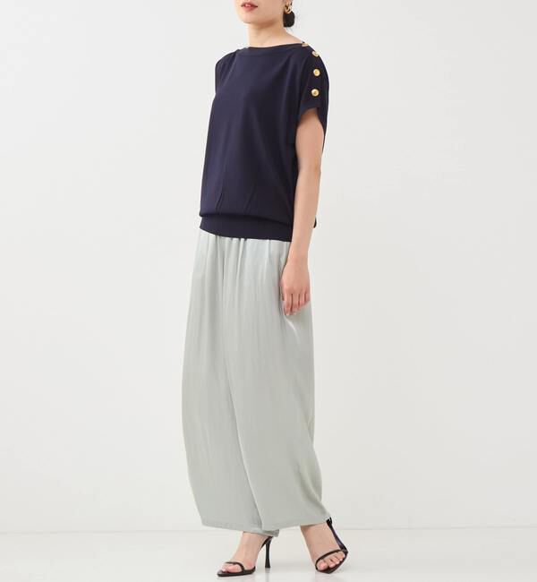 TIARA「ショルダーボタンニット」|ニット・セーター|