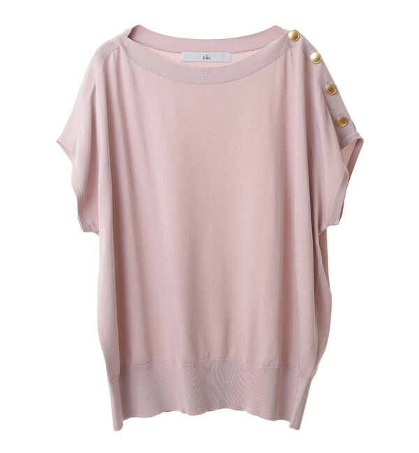 TIARA「ショルダーボタンニット」|ニット・セーター|