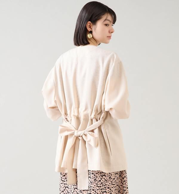 TIARA「リボンベルトジャケット」|シャツ・ブラウス|