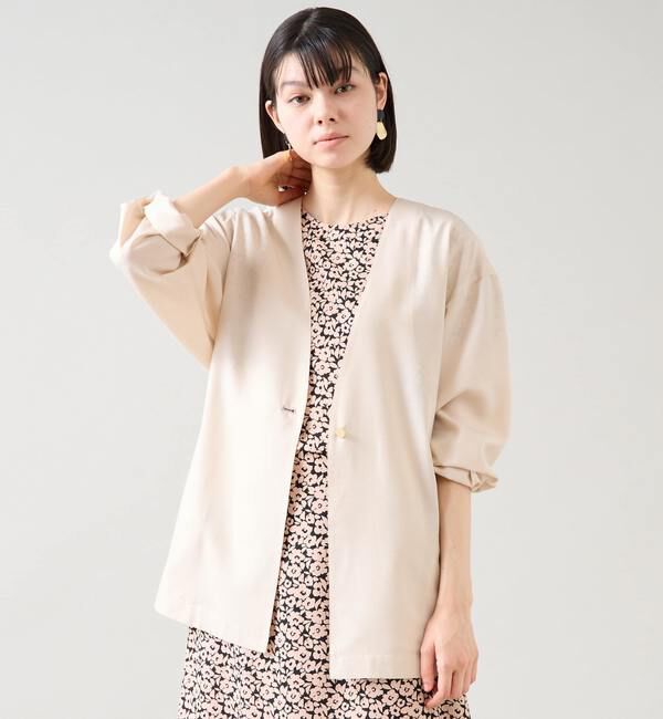 TIARA「リボンベルトジャケット」|シャツ・ブラウス|