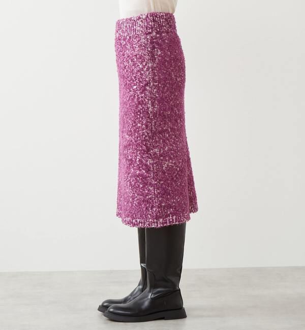 Liesse「【メルローズ50周年限定】リボンヤーンニットスカート」|ニット・セーター|