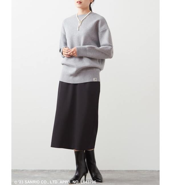 Liesse「《メルローズ50周年限定》【キティコラボ】ダブルジャガードニット」|ニット・セーター|