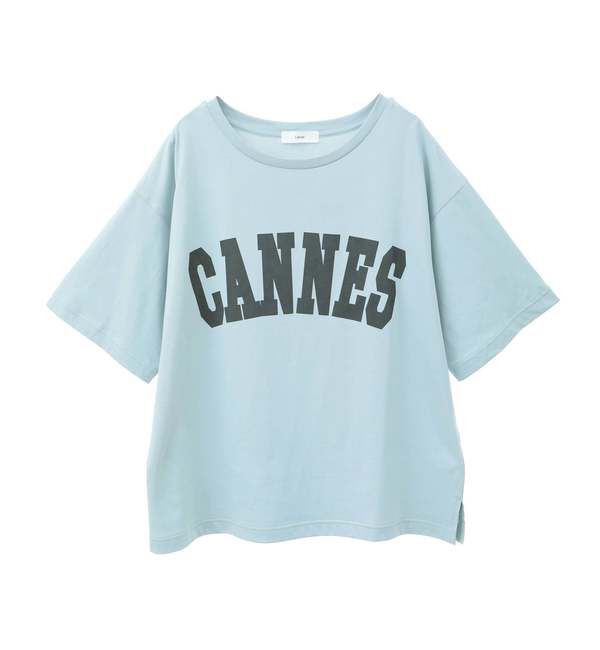 Liesse「プリントTシャツ」|Tシャツ・カットソー|サックス