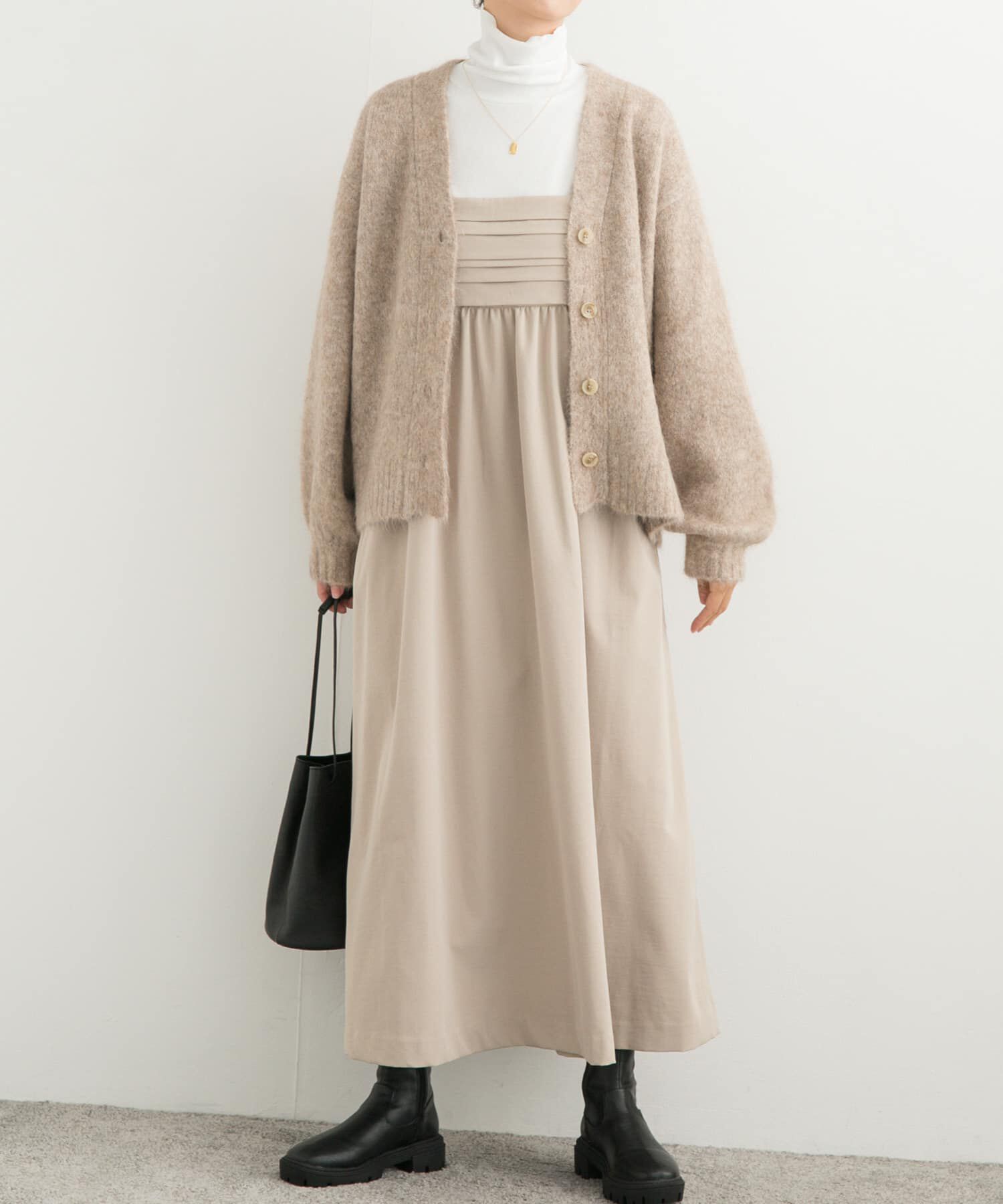 URBAN RESEARCH DOORS「ギャザーベアワンピース」|ワンピース|