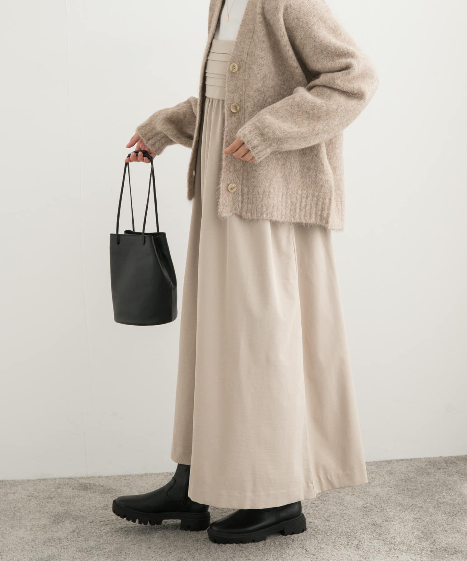 URBAN RESEARCH DOORS「ギャザーベアワンピース」|ワンピース|