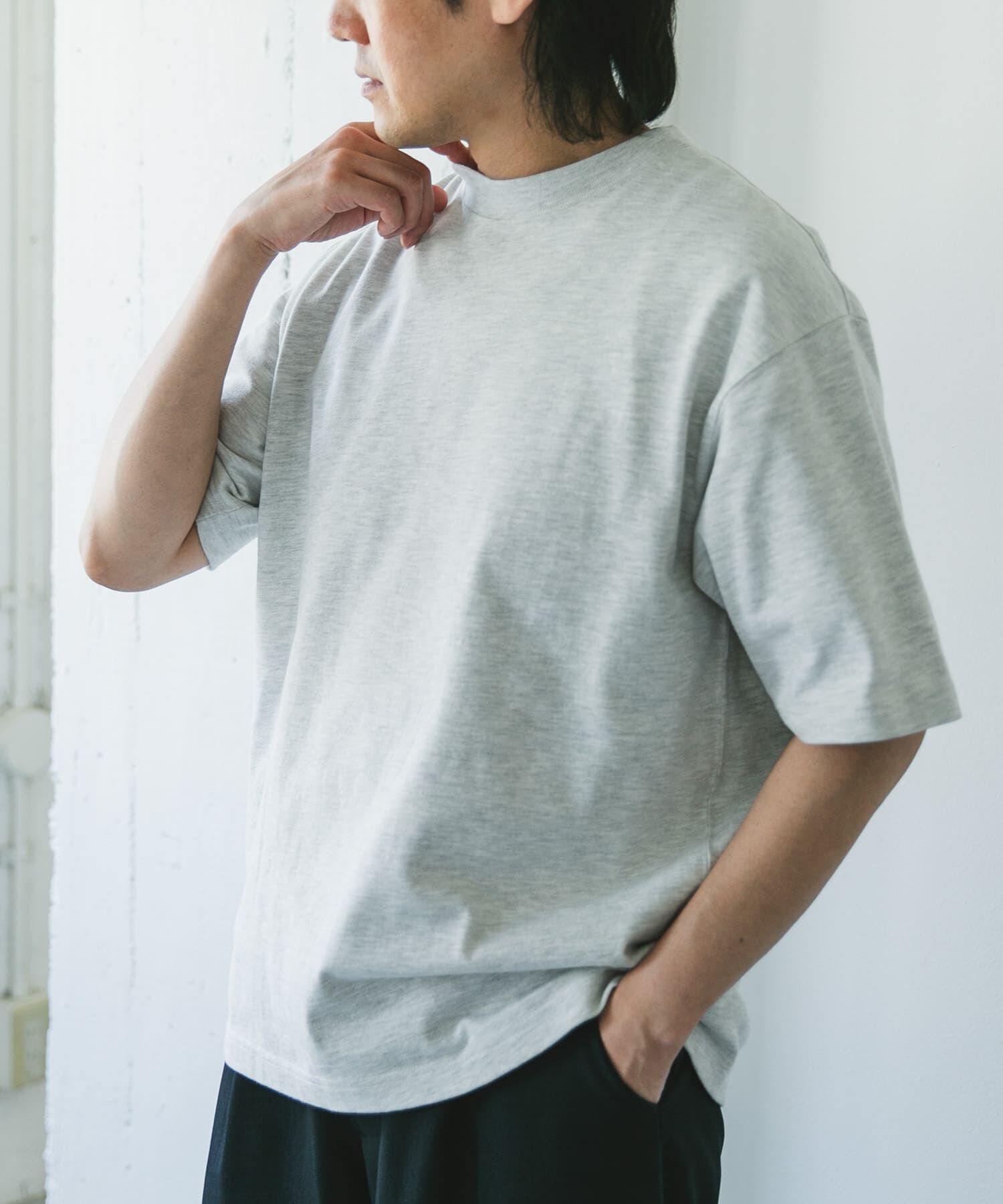 URBAN RESEARCH DOORS「10.5オンス ヘビーウェイト ショートスリーブ Tシャツ」|Tシャツ・カットソー|