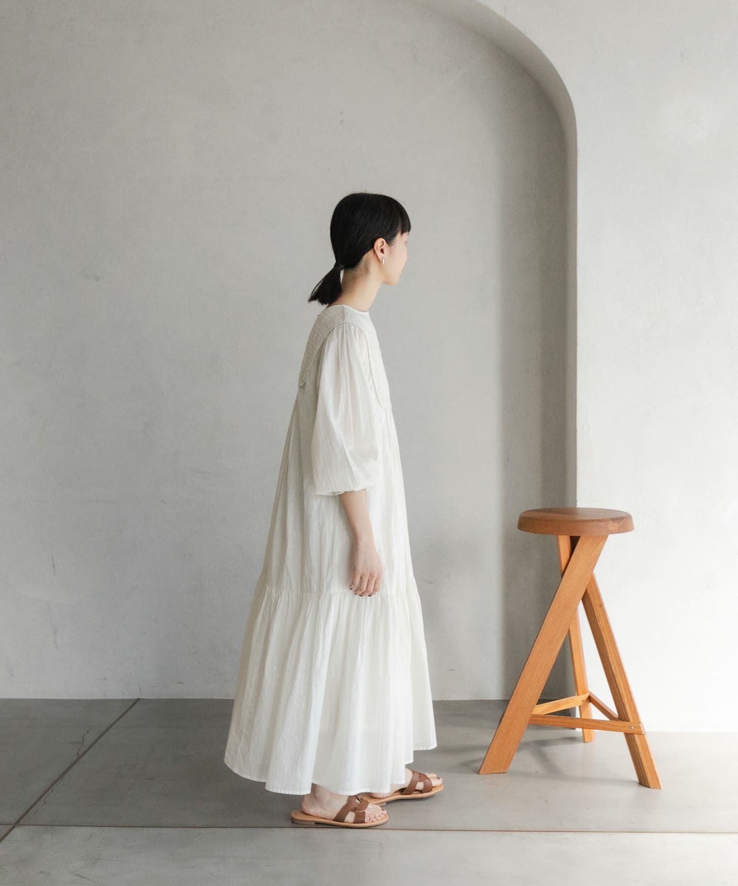 URBAN RESEARCH DOORS「ラメストライプワンピース」|ワンピース|