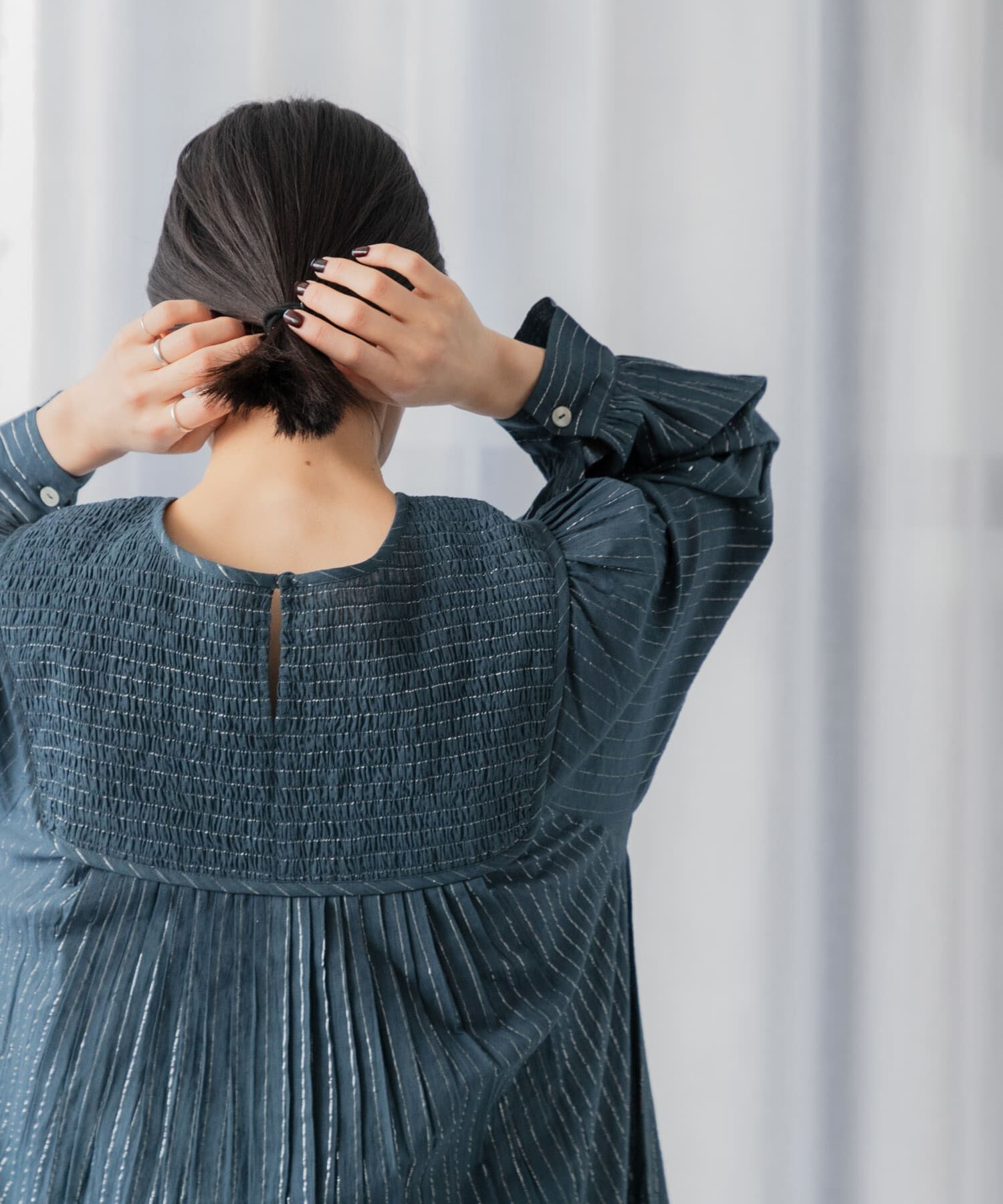 URBAN RESEARCH DOORS「ラメストライプワンピース」|ワンピース|