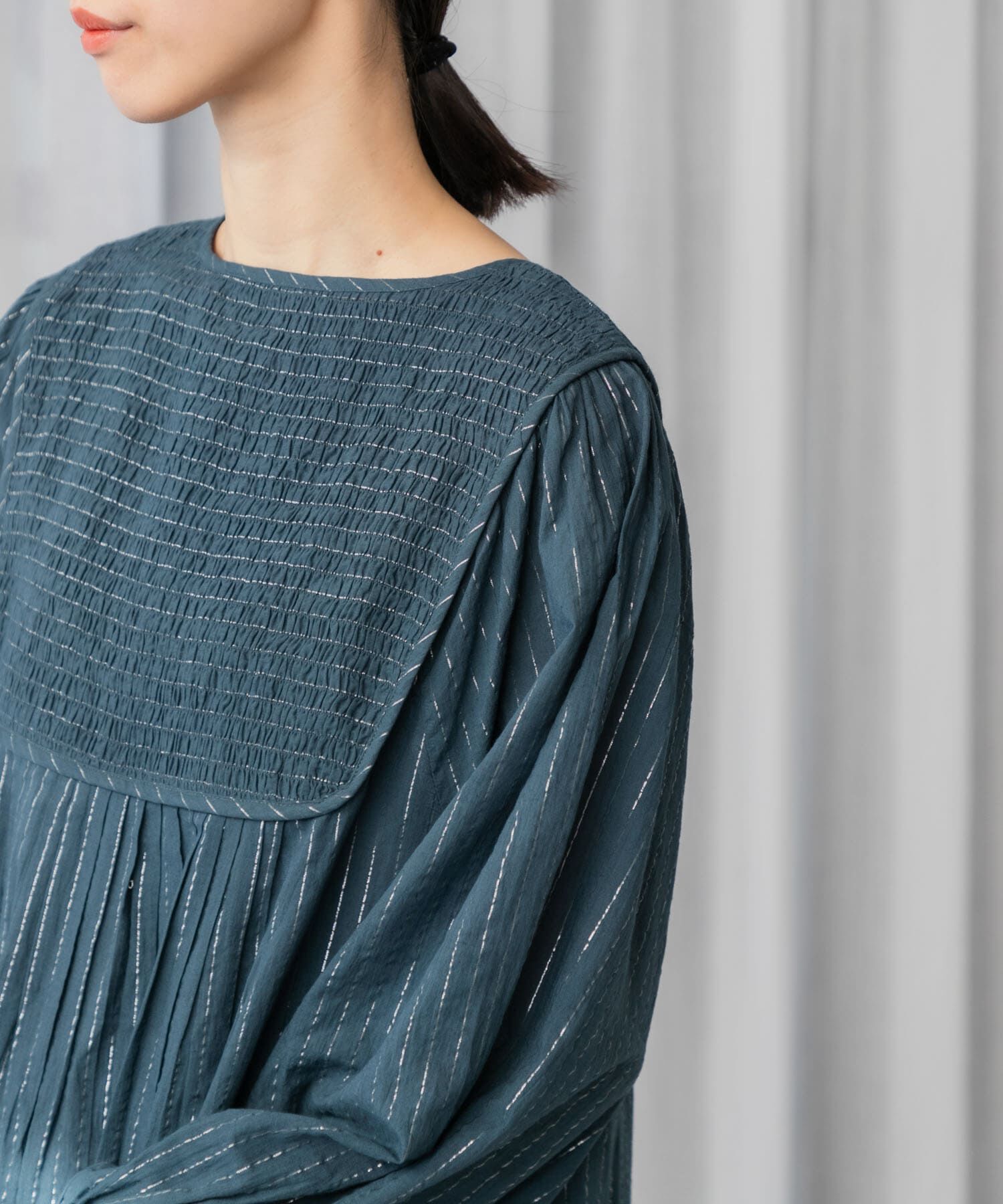 URBAN RESEARCH DOORS「ラメストライプワンピース」|ワンピース|