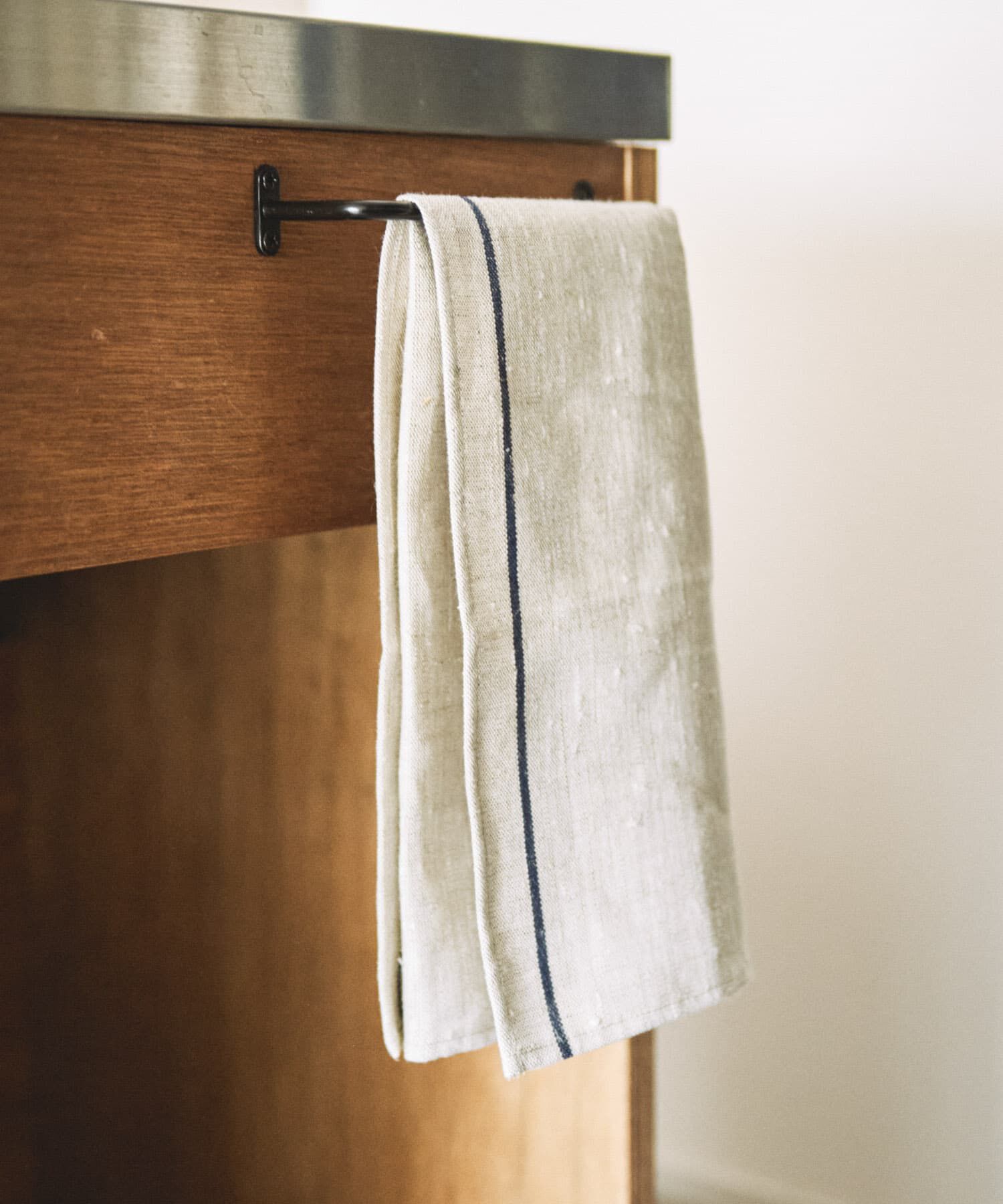 URBAN RESEARCH DOORS「fog linen work　リネンラインキッチンクロス 厚地 ネイビー」|食器・キッチングッズ|