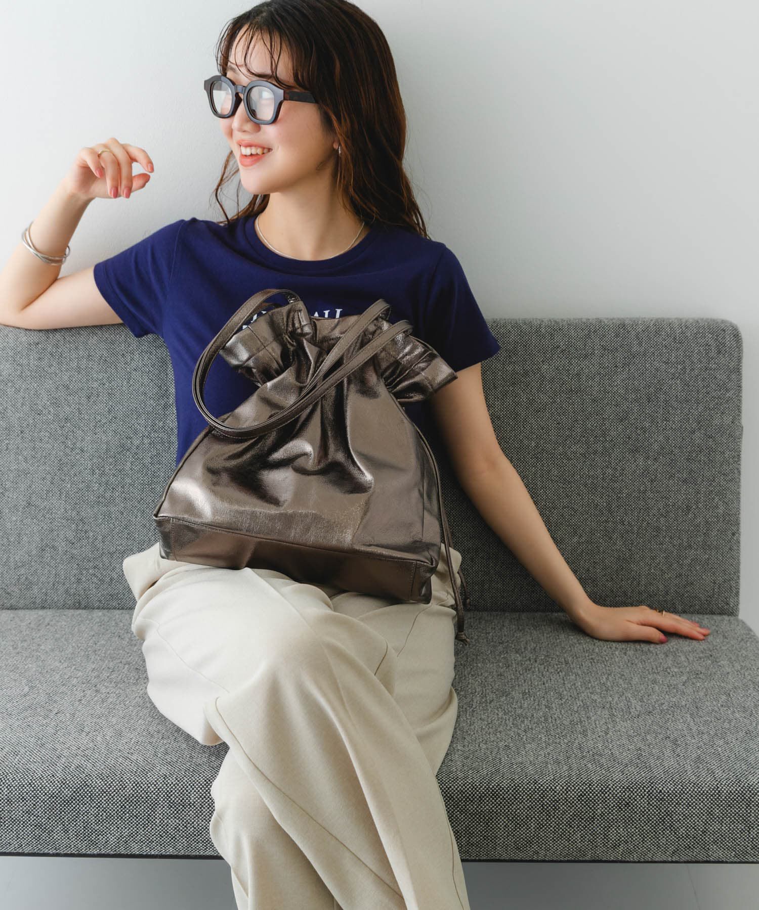 RODE SKO「メタリックドロストトートバッグ」|トートバッグ|