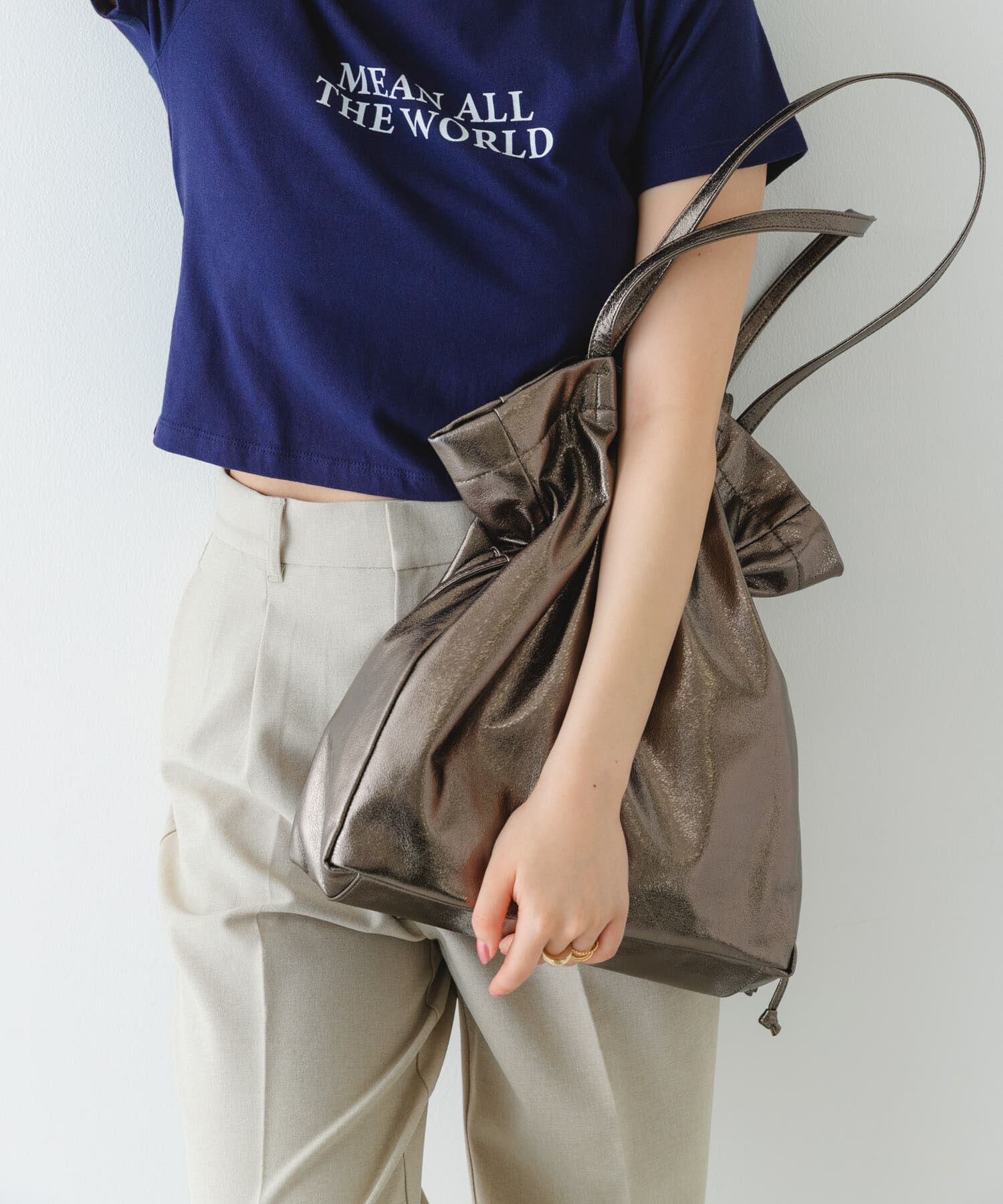 RODE SKO「メタリックドロストトートバッグ」|トートバッグ|