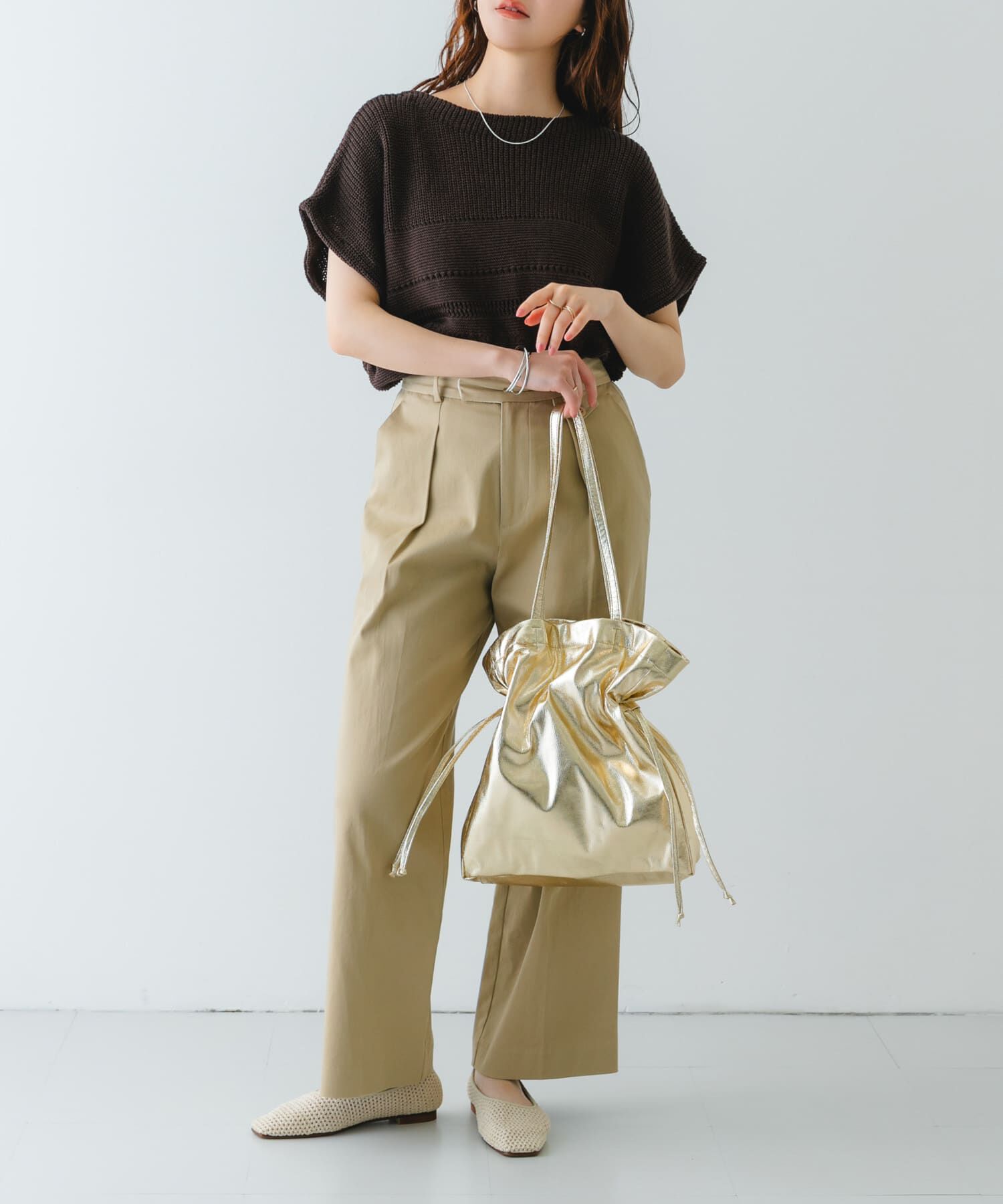 RODE SKO「メタリックドロストトートバッグ」|トートバッグ|