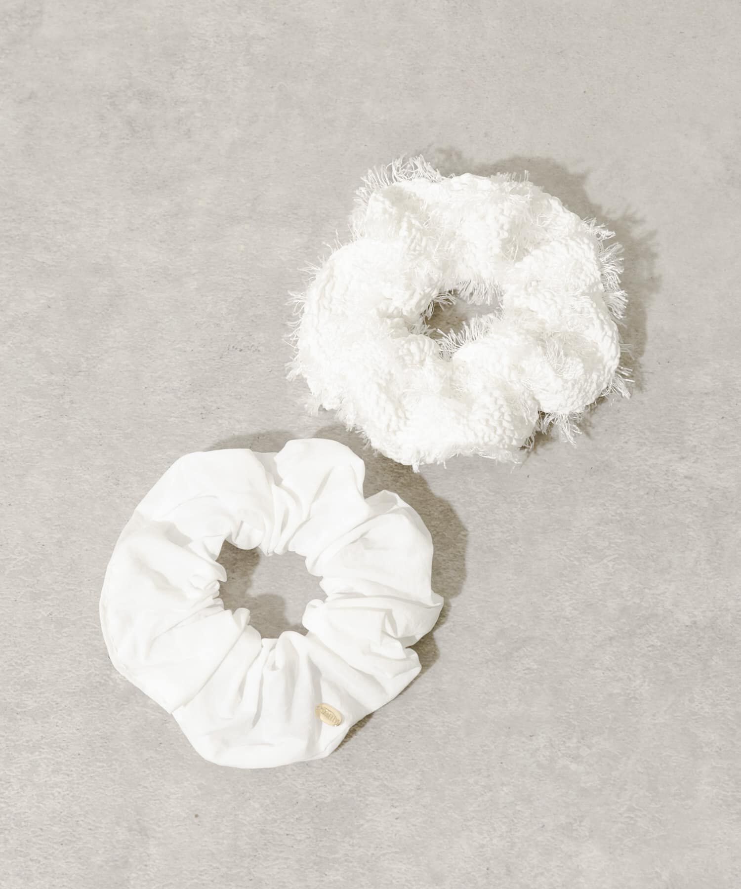 SMELLY「フリンジ2セットシュシュ」|ヘアゴム・シュシュ|