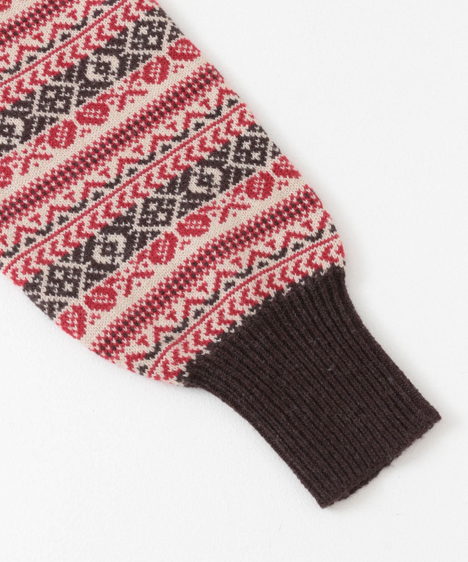 Sonny Label 「フェアアイル柄パフスリニットプルオーバー」|ニット・セーター|