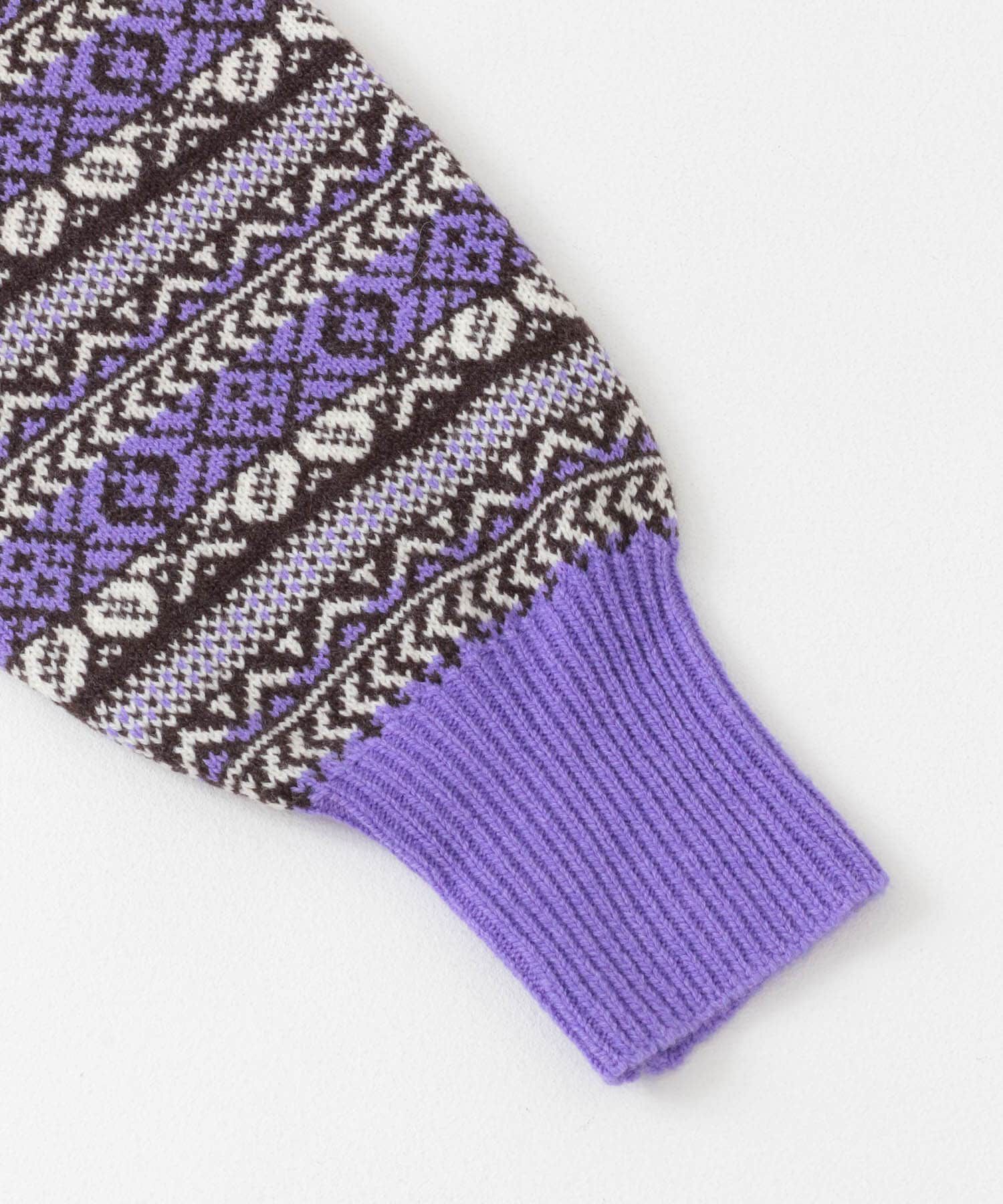 Sonny Label 「フェアアイル柄パフスリニットプルオーバー」|ニット・セーター|