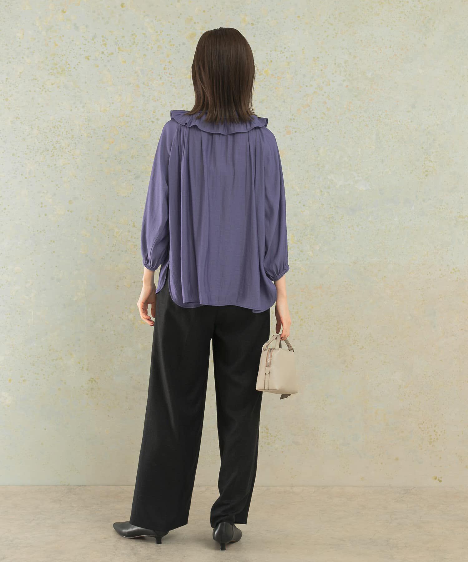 URBAN RESEARCH ROSSO「フリルギャザーブラウス」|シャツ・ブラウス|