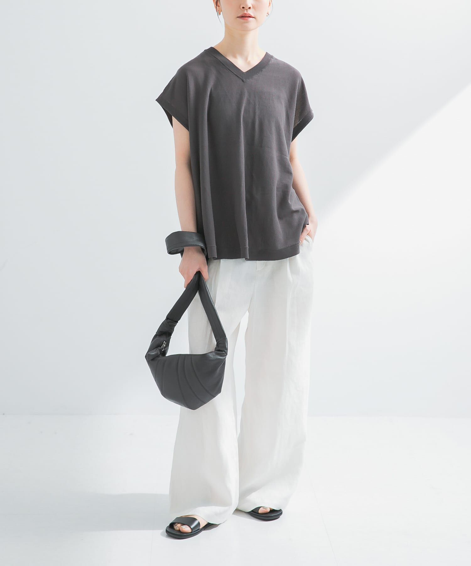 URBAN RESEARCH「『3サイズ展開』new basic　リネンイージーワイドスラックス」|その他|