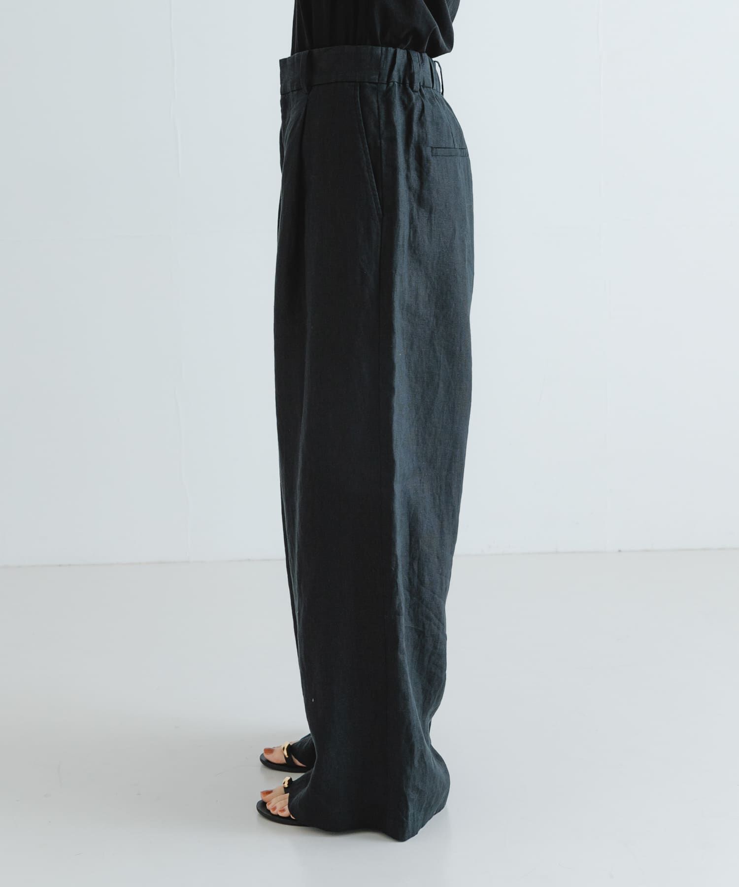 URBAN RESEARCH「『3サイズ展開』new basic　リネンイージーワイドスラックス」|その他|