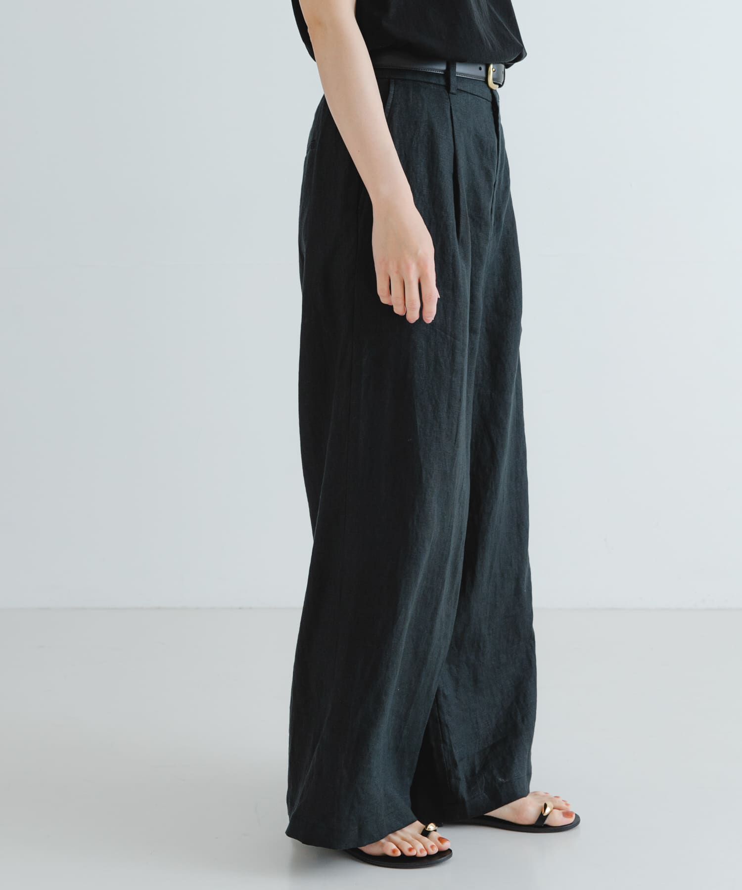 URBAN RESEARCH「『3サイズ展開』new basic　リネンイージーワイドスラックス」|その他|