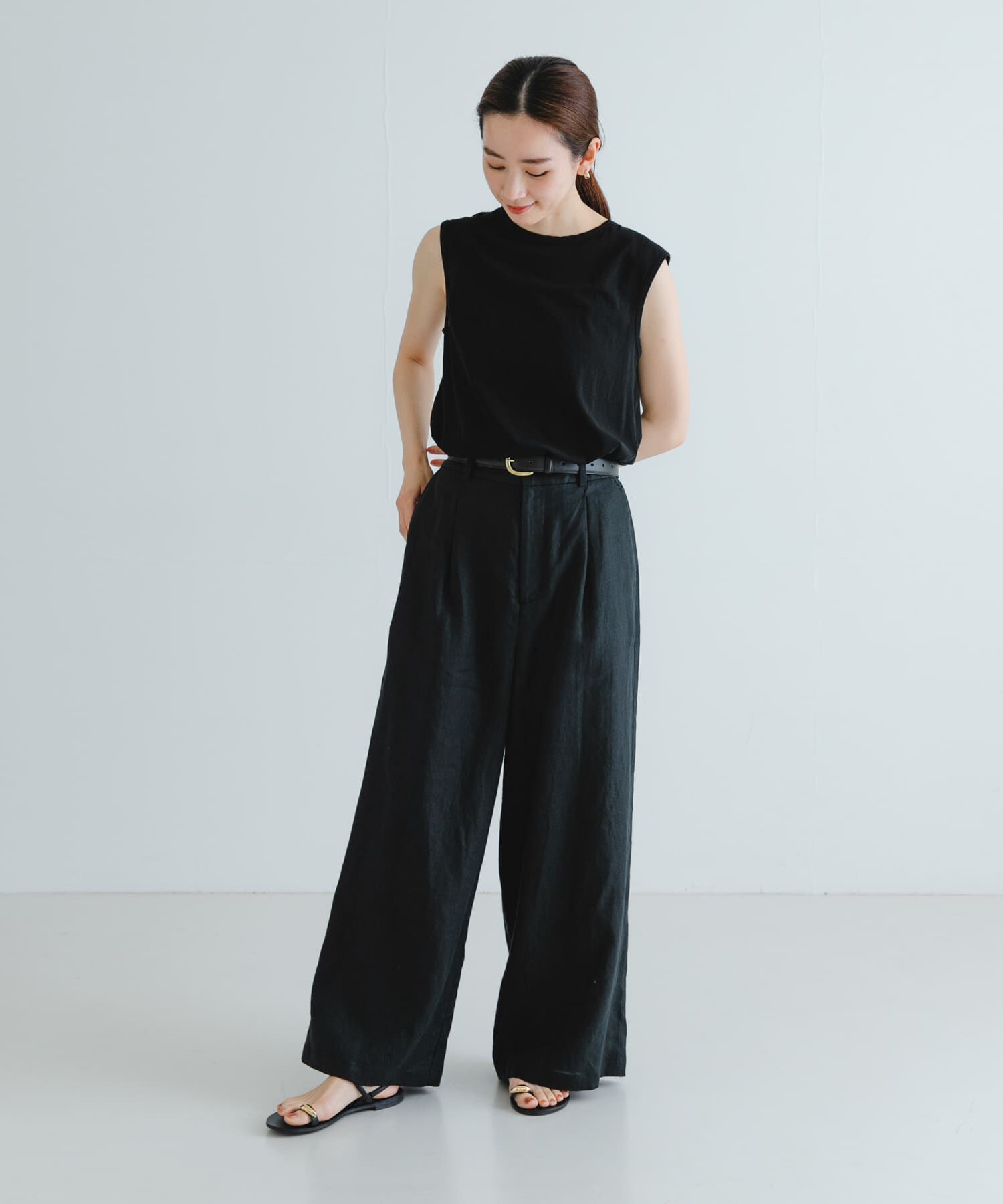 URBAN RESEARCH「『3サイズ展開』new basic　リネンイージーワイドスラックス」|その他|