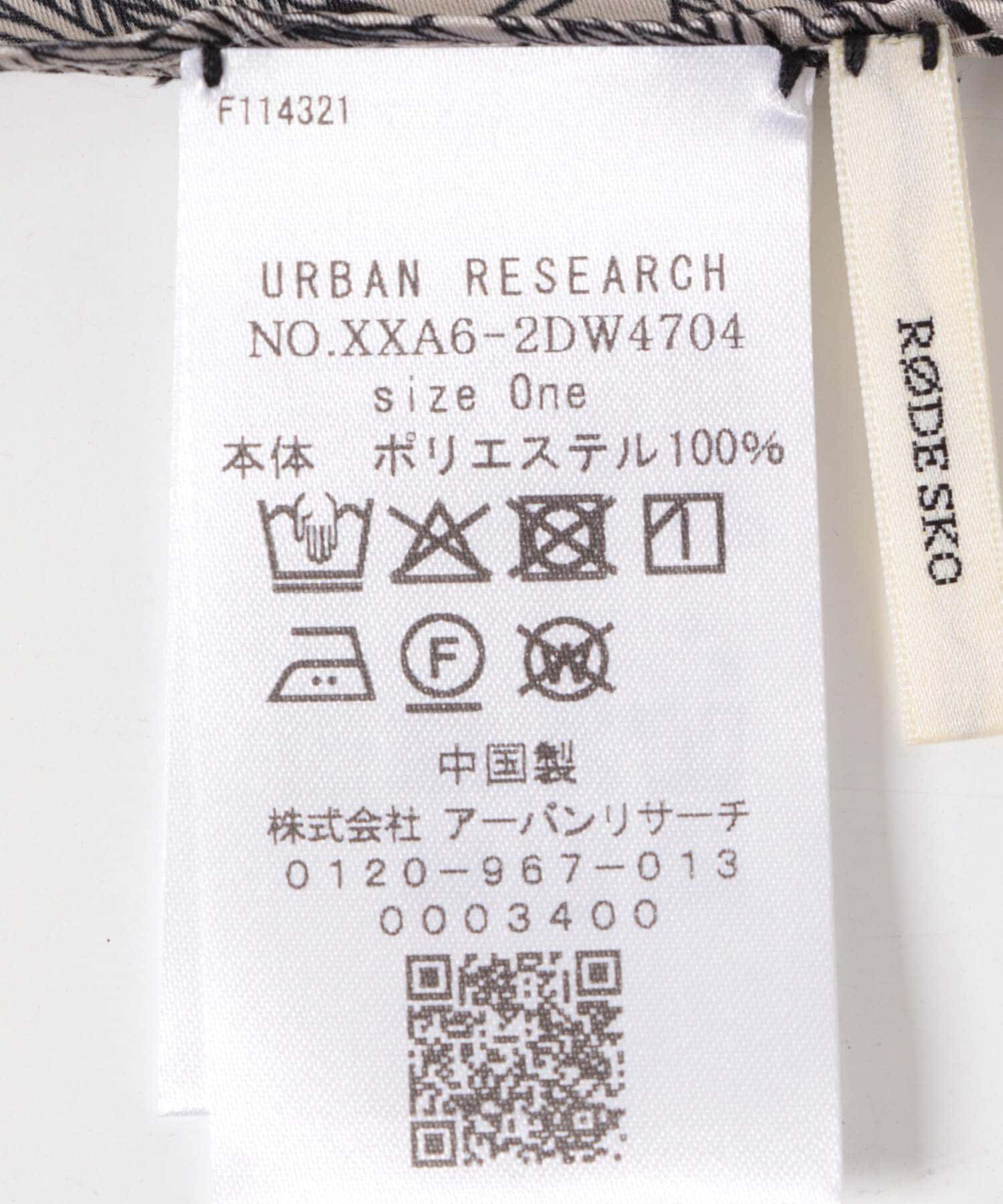 RODE SKO「パネルスカーフ」|バンダナ・スカーフ|