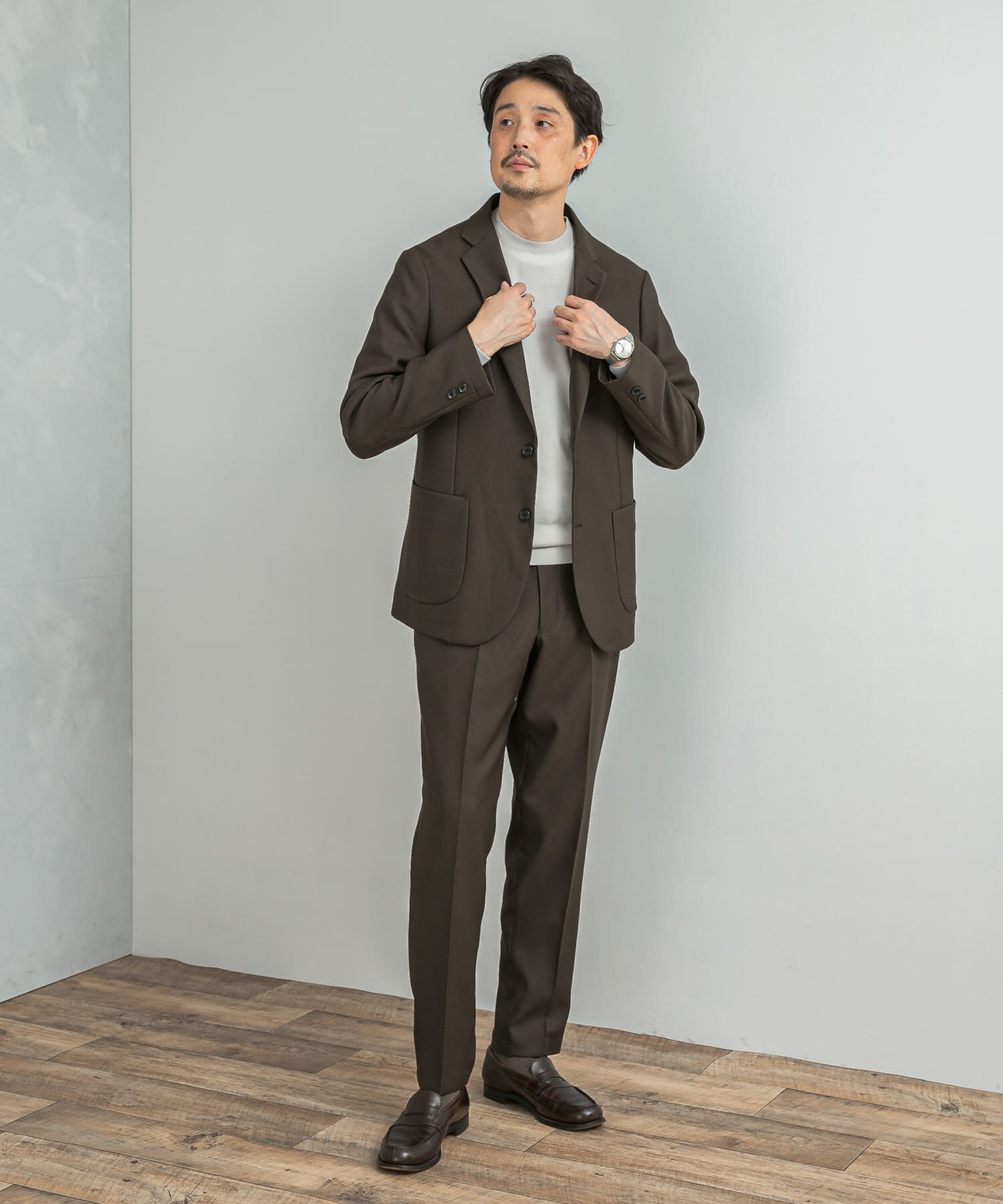 URBAN RESEARCH DOORS「LIFE STYLE TAILOR　ウールライクツイルコンフォータブルジャケット」|その他|