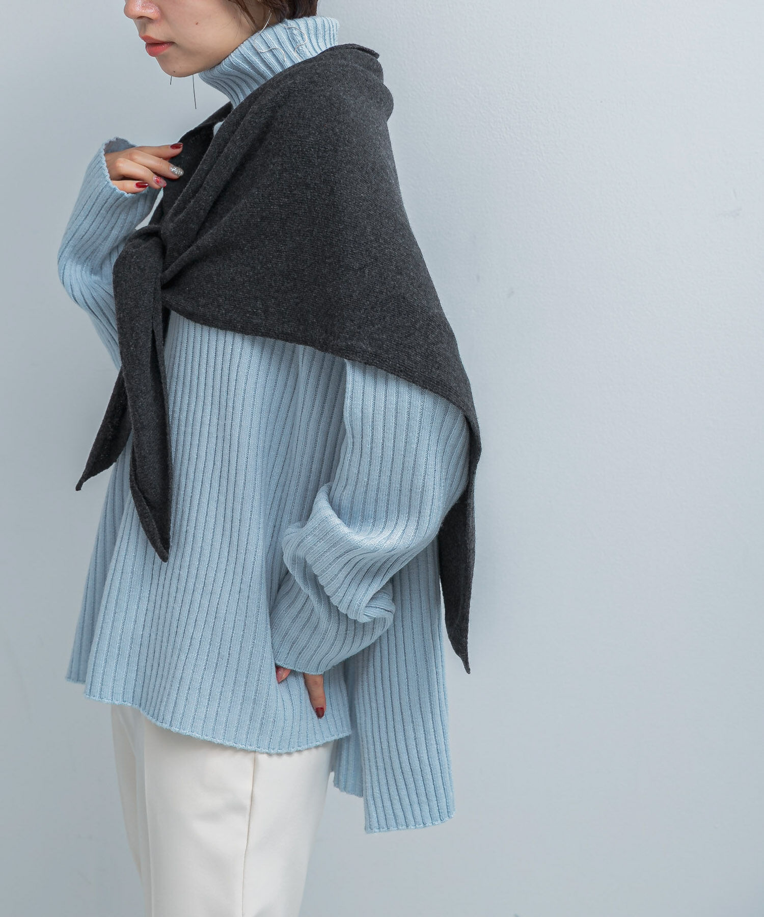 URBAN RESEARCH ROSSO「Fratelli Talli　STOLE」|バンダナ・スカーフ|チャコールグレー