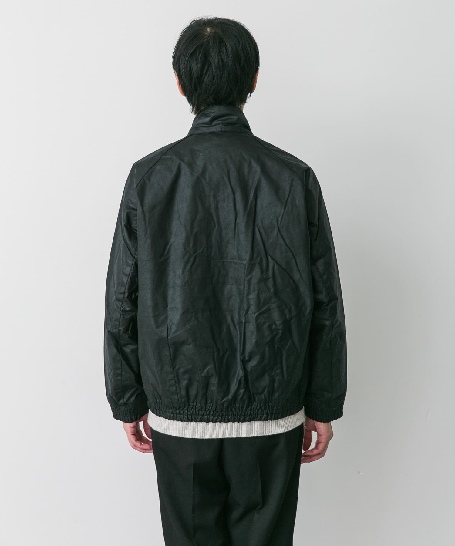 URBAN RESEARCH DOORS「Barbour　BLOUSON TRANSPORT WAX JACKET」|ノーカラーコート|