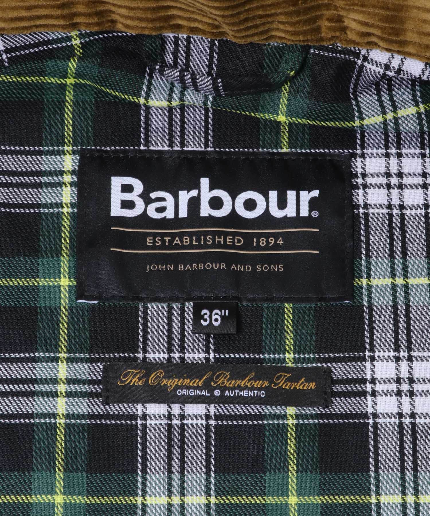 URBAN RESEARCH DOORS「Barbour　BLOUSON TRANSPORT WAX JACKET」|ノーカラーコート|