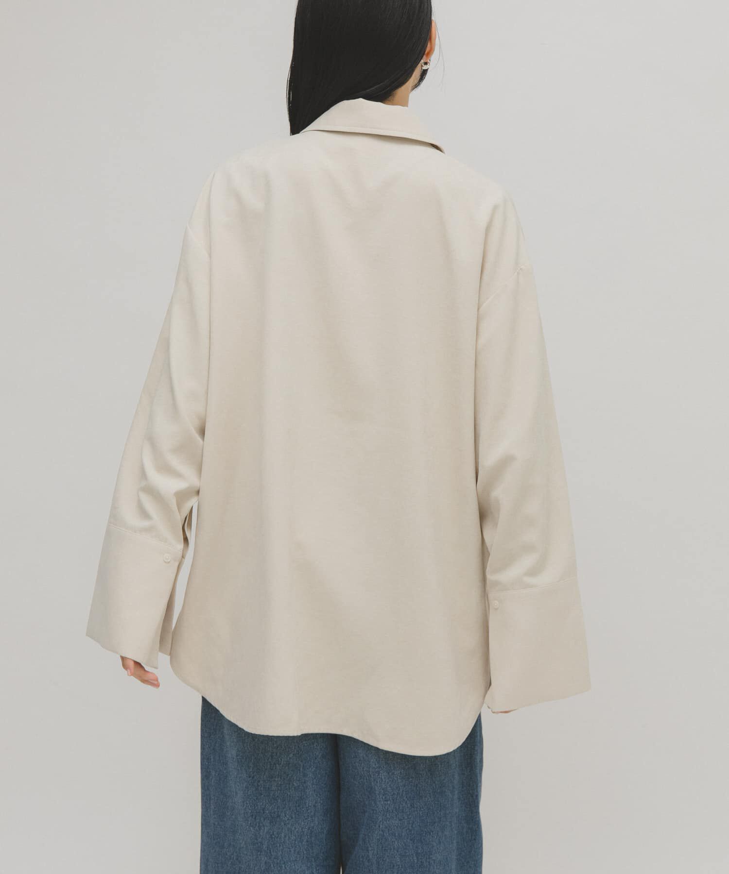  「ピーチスキンBIGシャツ」|シャツ・ブラウス|