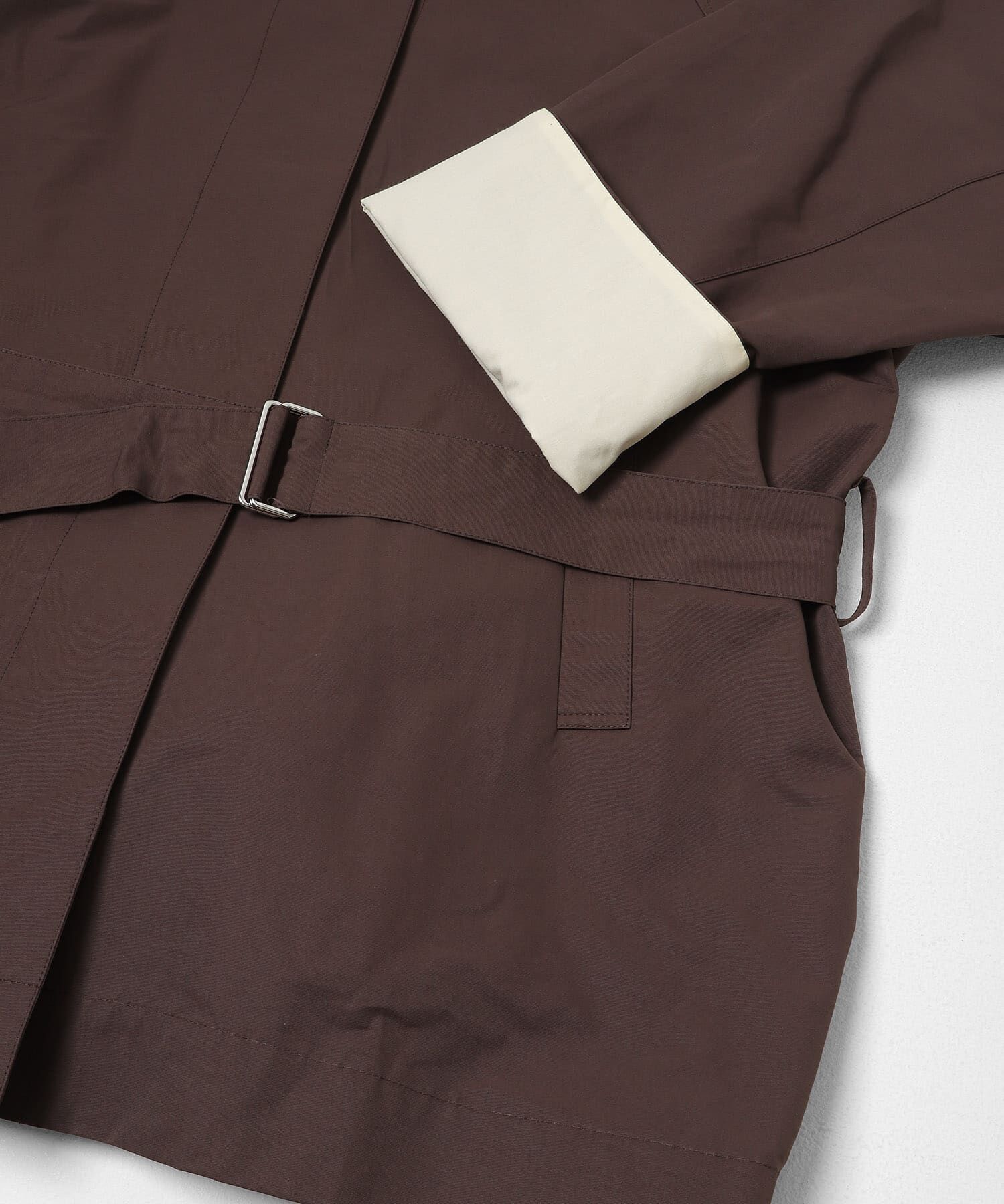  「テントラインBIGミドルコート」|ノーカラーコート|