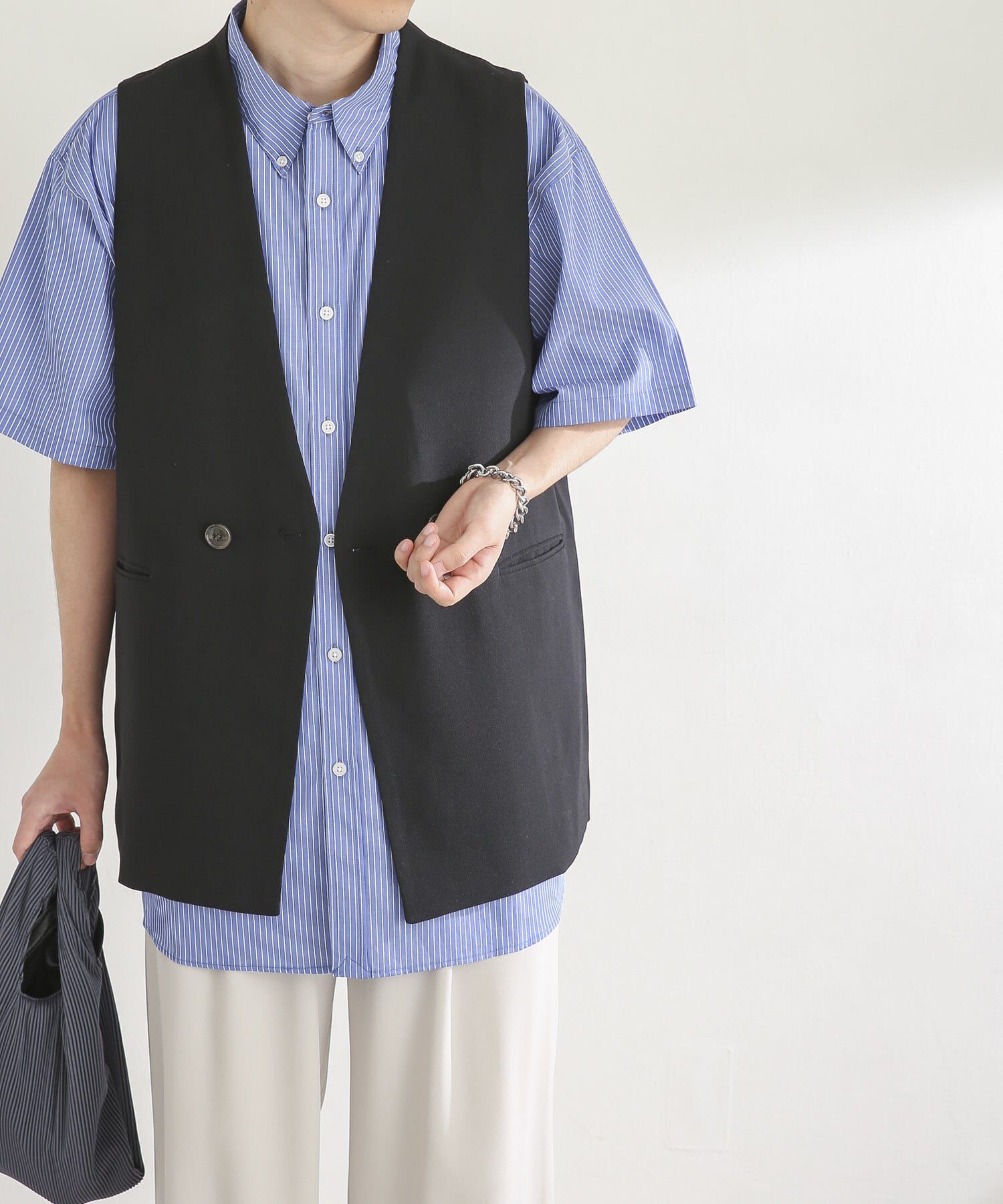 SENSE OF PLACE by URBAN RESEARCH「ダブルテーラードベスト」|ベスト・ジレ|