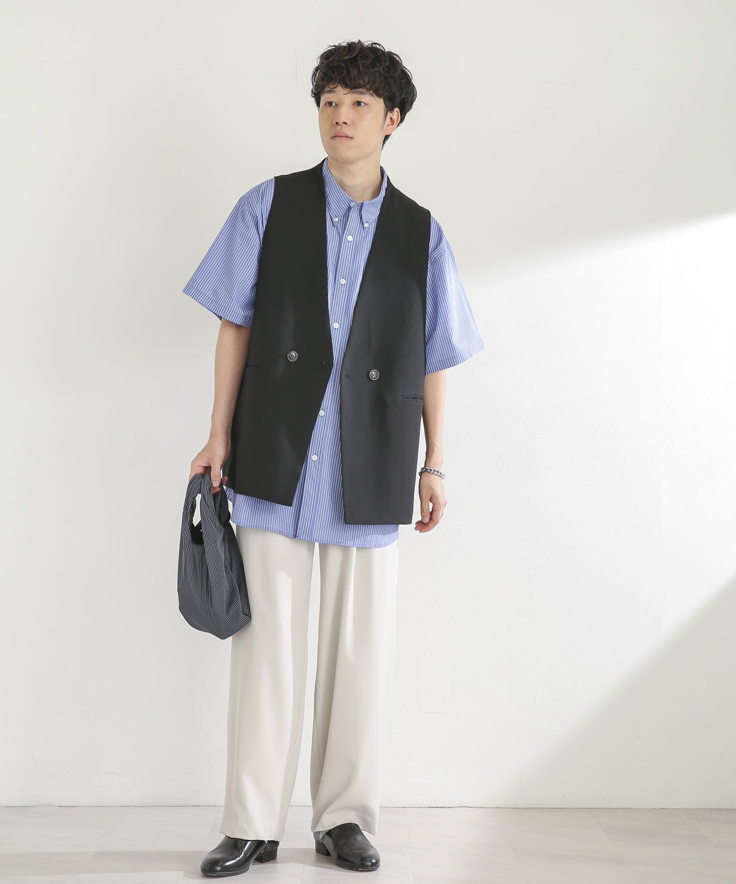 SENSE OF PLACE by URBAN RESEARCH「ダブルテーラードベスト」|ベスト・ジレ|