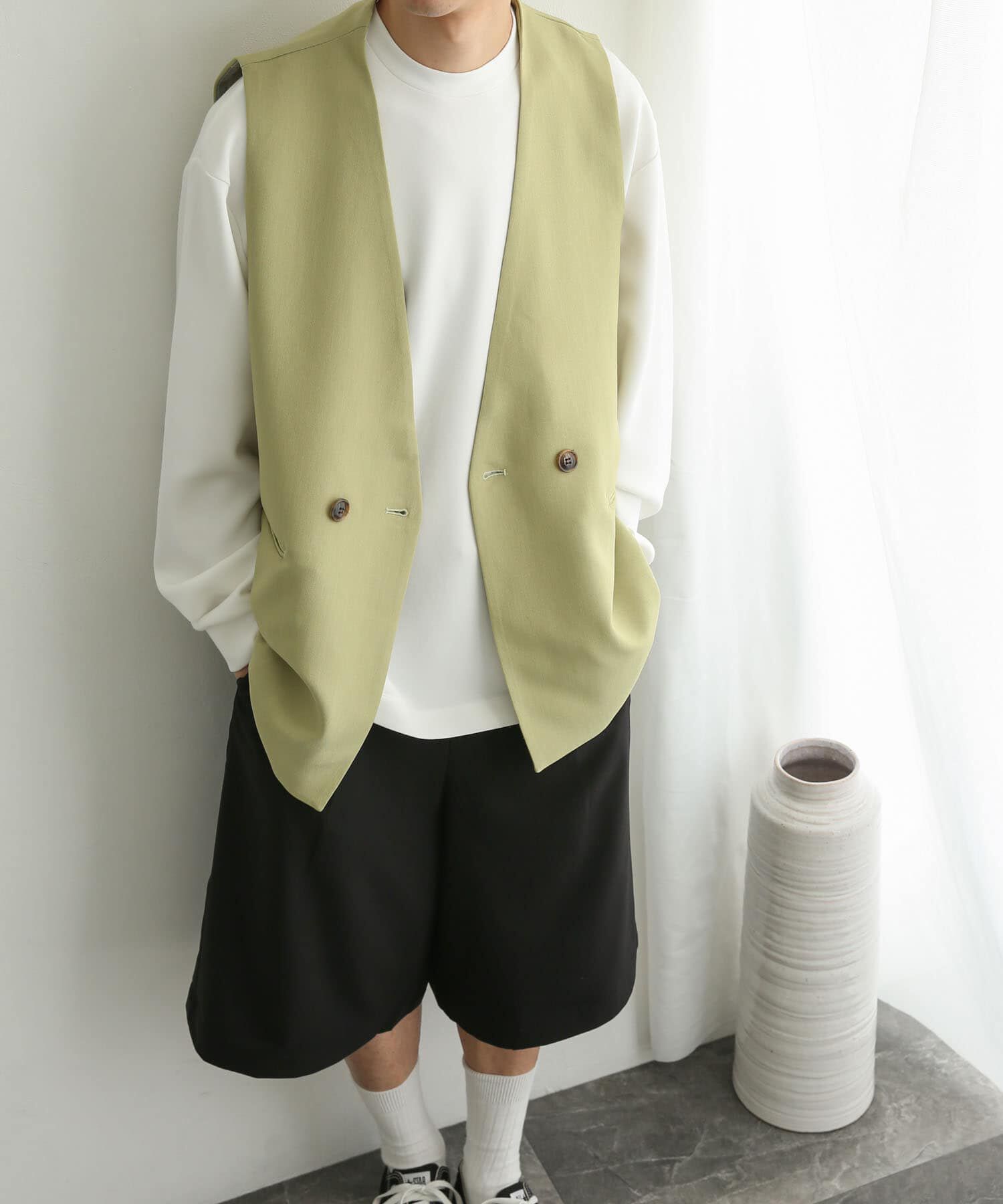 SENSE OF PLACE by URBAN RESEARCH「ダブルテーラードベスト」|ベスト・ジレ|