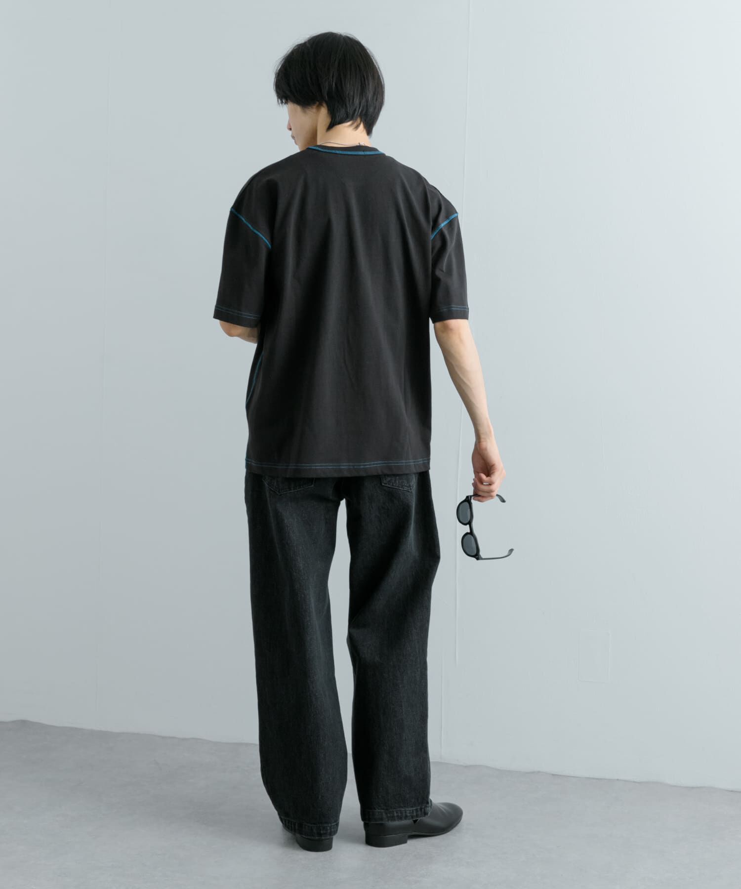 SENSE OF PLACE by URBAN RESEARCH「『ユニセックス』ハイショクステッチデザインT(5分袖)」|Tシャツ・カットソー|