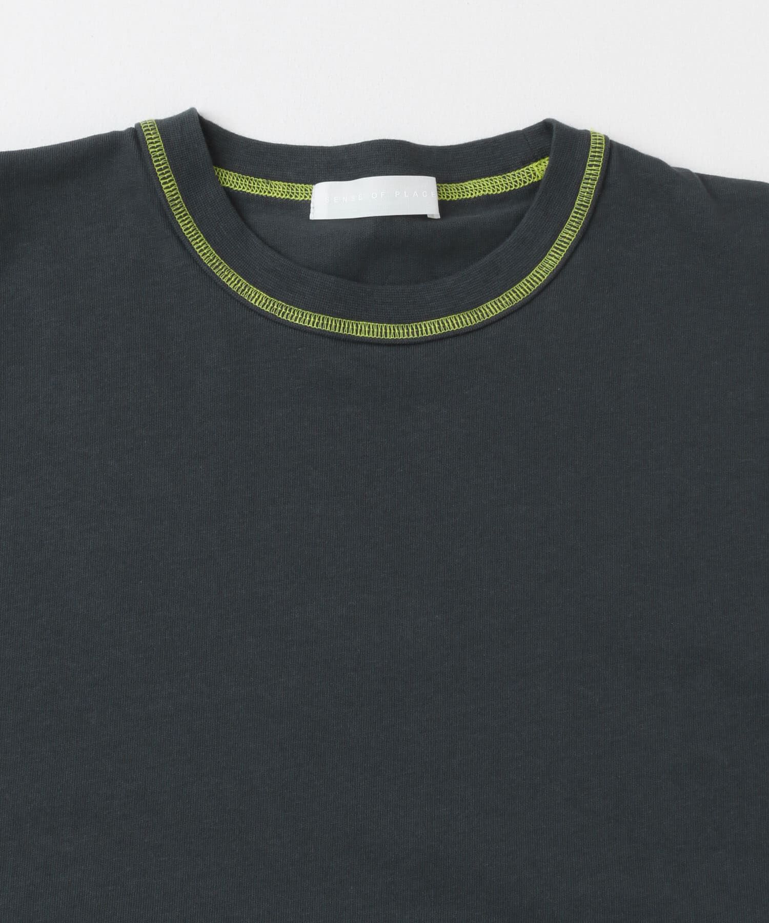 SENSE OF PLACE by URBAN RESEARCH「『ユニセックス』ハイショクステッチデザインT(5分袖)」|Tシャツ・カットソー|