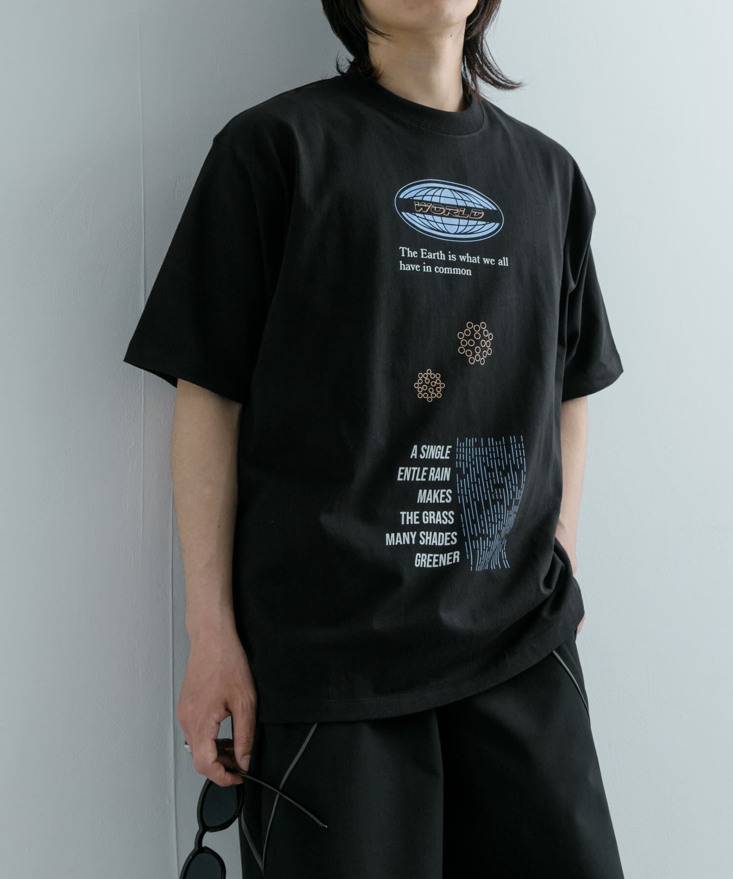 SENSE OF PLACE by URBAN RESEARCH「ロゴグラフィックTシャツ(5分袖) A」|Tシャツ・カットソー|