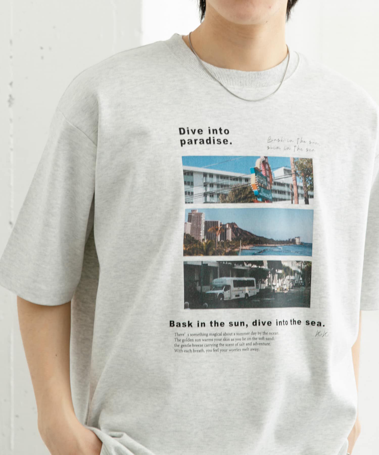 SENSE OF PLACE by URBAN RESEARCH「Cityscape photo Short-Sleeve T-shirts」|Tシャツ・カットソー|