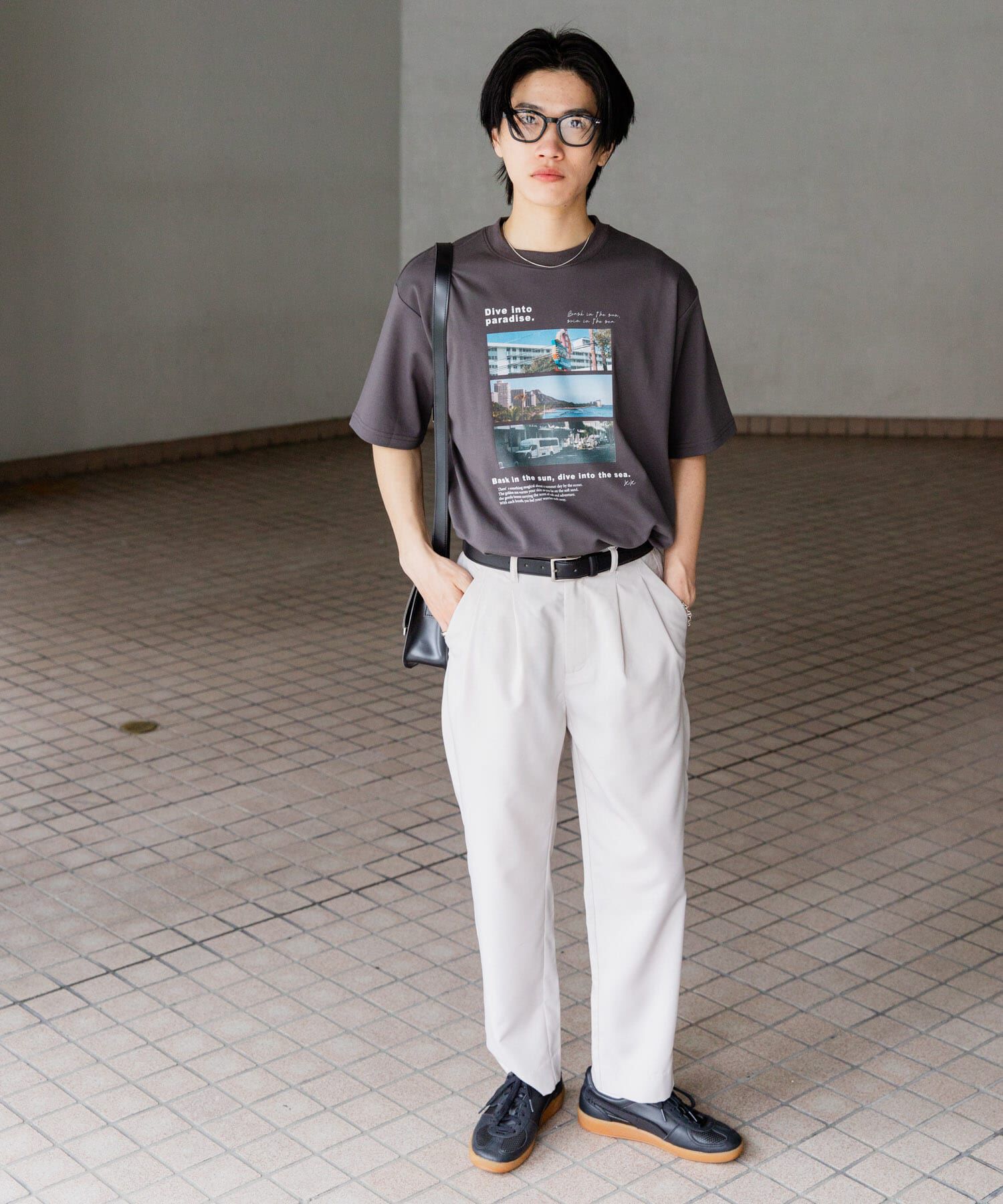 SENSE OF PLACE by URBAN RESEARCH「Cityscape photo Short-Sleeve T-shirts」|Tシャツ・カットソー|