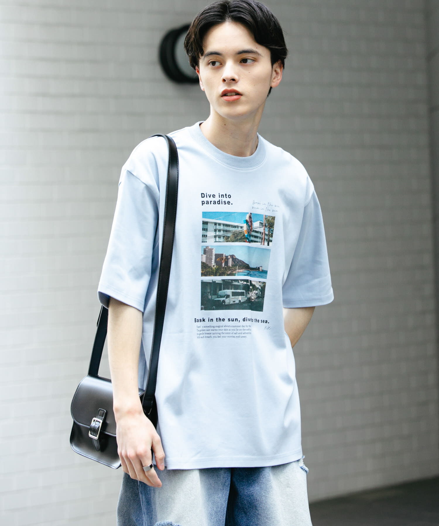 SENSE OF PLACE by URBAN RESEARCH「Cityscape photo Short-Sleeve T-shirts」|Tシャツ・カットソー|