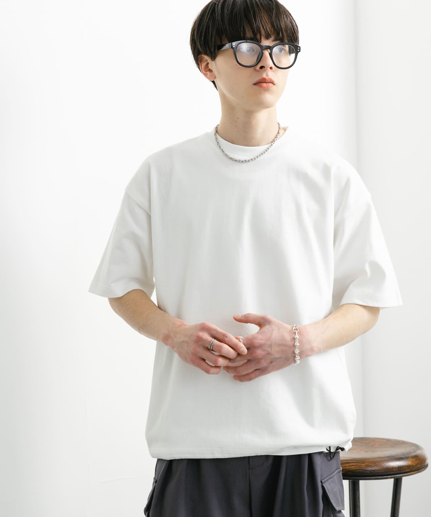 SENSE OF PLACE by URBAN RESEARCH「『ユニセックス』アソートドローコードショートスリーブTシャツ」|Tシャツ・カットソー|